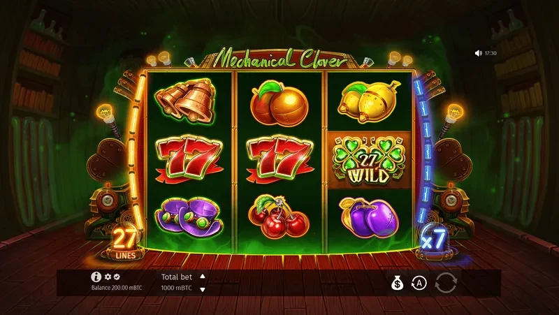 永利娱乐城Microgaming蒸汽朋克风格老虎机界面